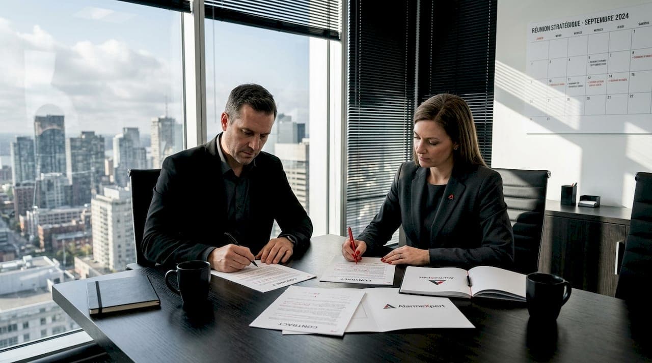 Négocier un contrat télésurveillance avec un partenaire