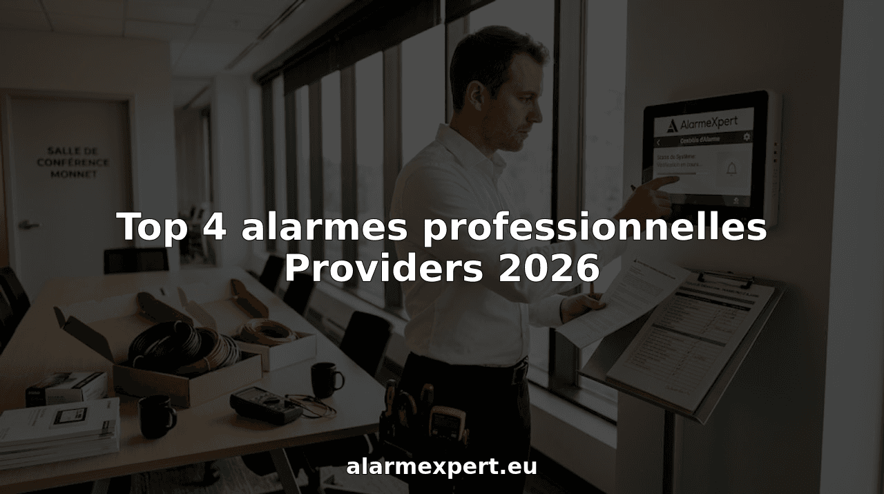 Top 4 alarmes professionnelles Providers 2026