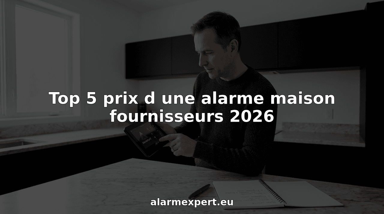 Top 5 prix d une alarme maison fournisseurs 2026