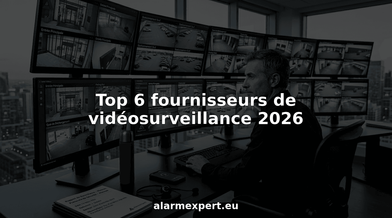 Top 6 fournisseurs de vidéosurveillance 2026