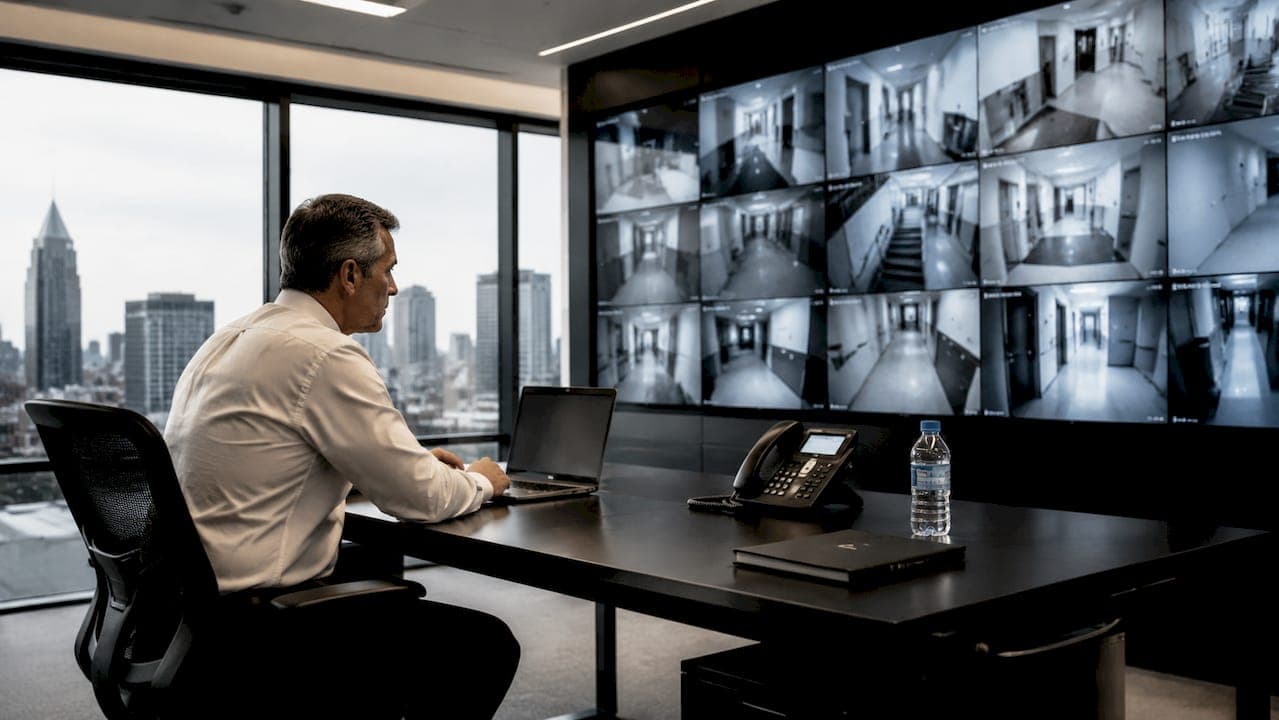 Télésurveillance 24h en entreprise : guide complet PME