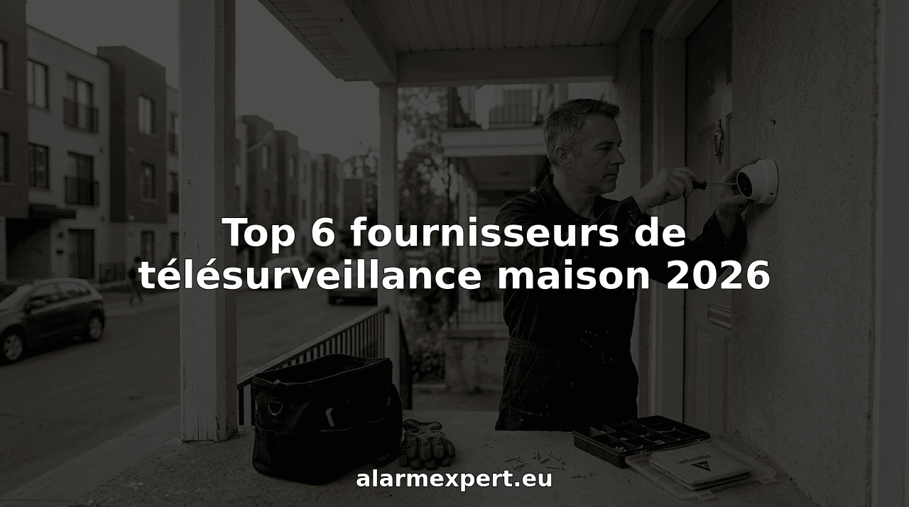 Top 6 fournisseurs de télésurveillance maison 2026
