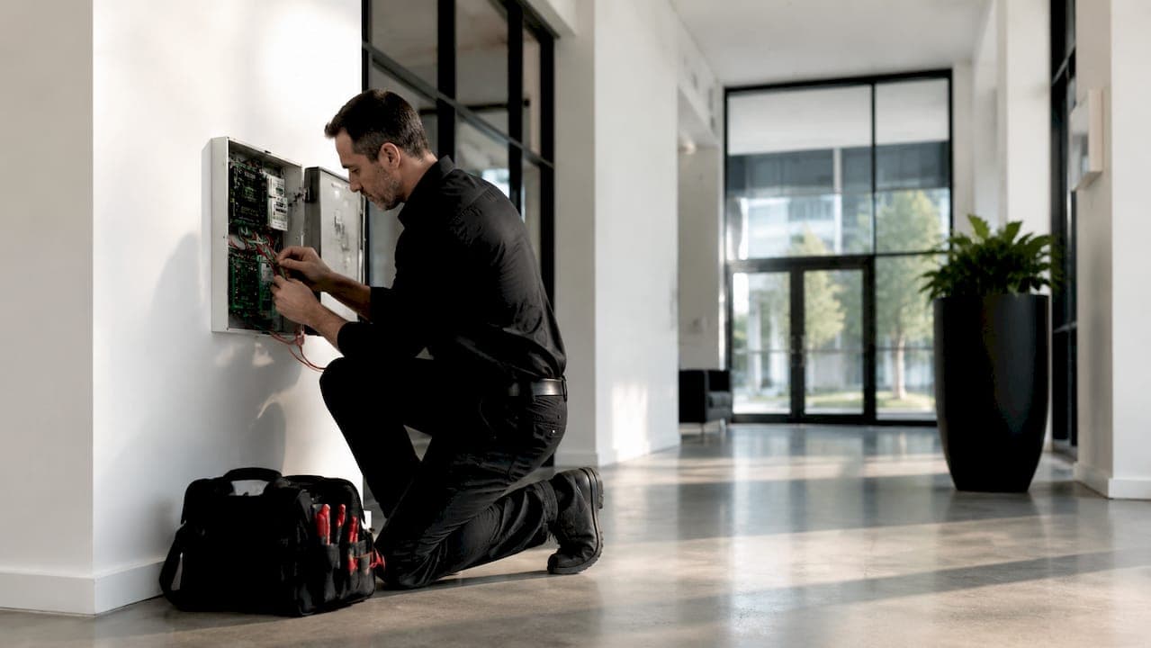 Déploiement alarme parc immobilier commercial : guide 2026