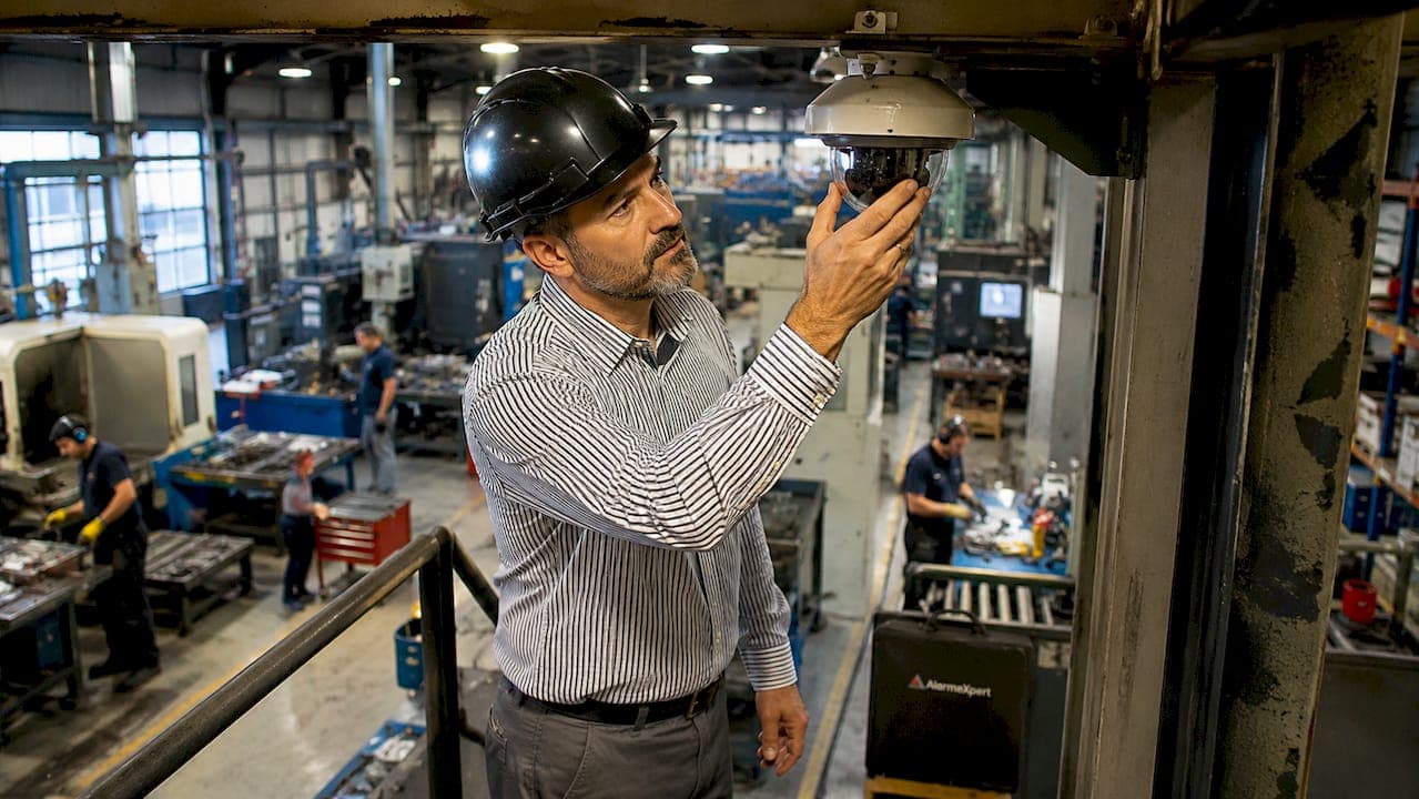 Types de caméras de surveillance pour atelier industriel