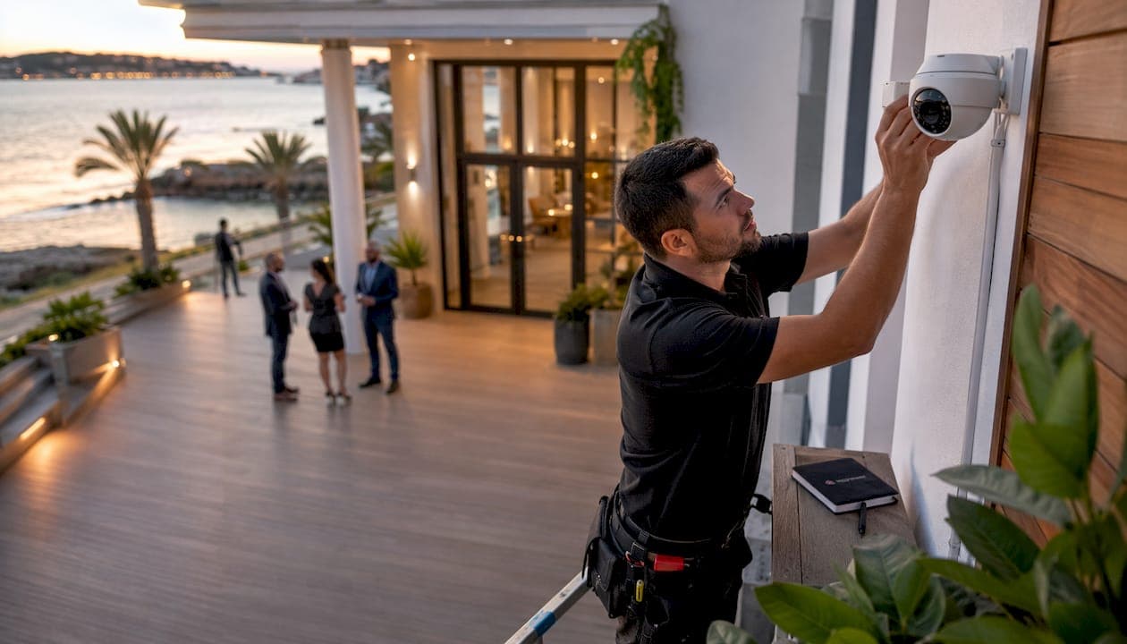 Caméras de sécurité pour hall d'hôtel la nuit : guide