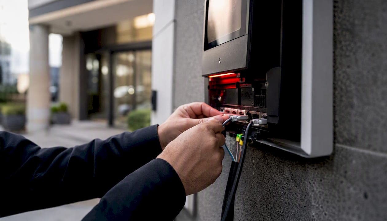 Installer une interphonie connectée à l'entrée de votre entreprise
