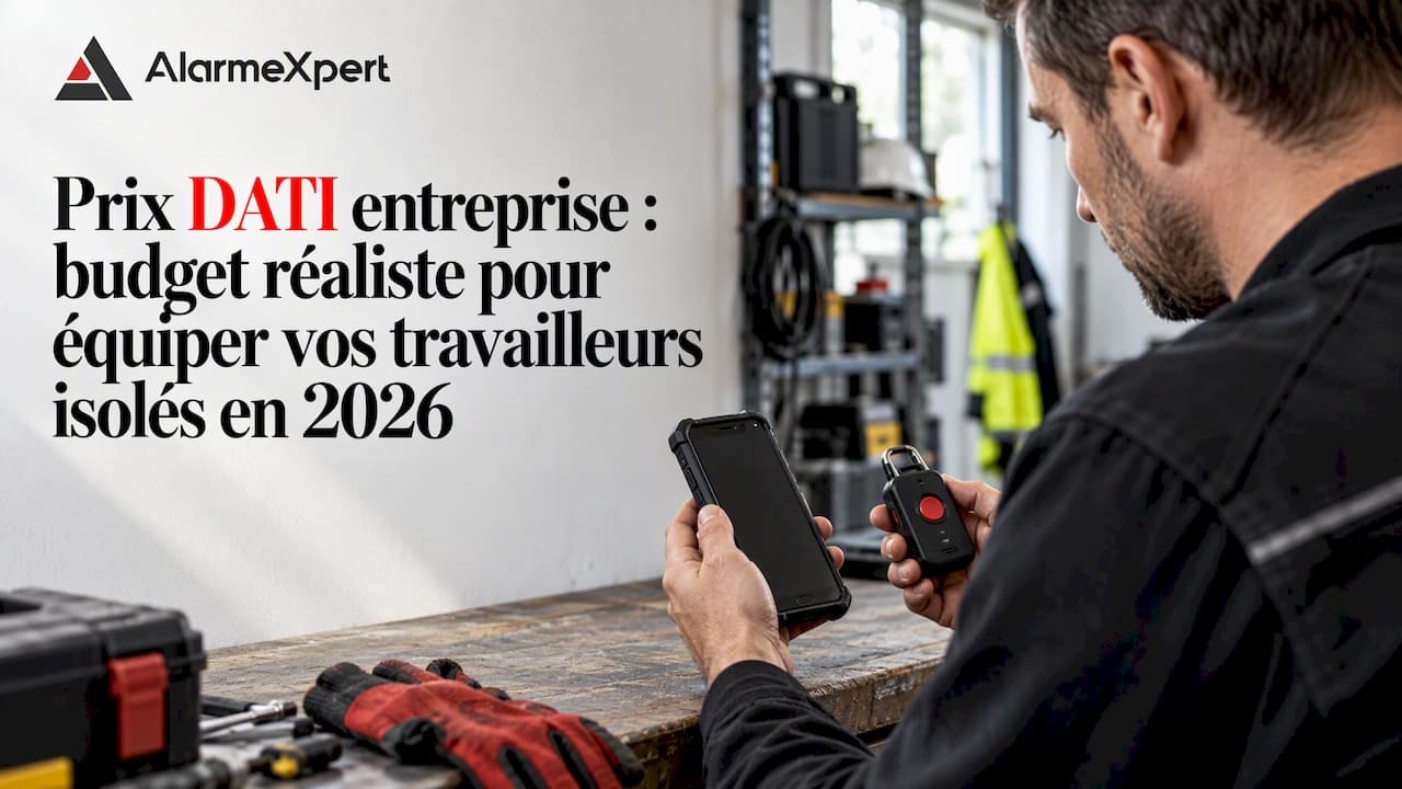 Prix DATI entreprise : budget réaliste pour équiper vos travailleurs isolés en 2026