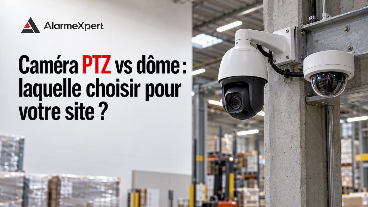 Caméra PTZ vs dôme : laquelle choisir pour votre site ?