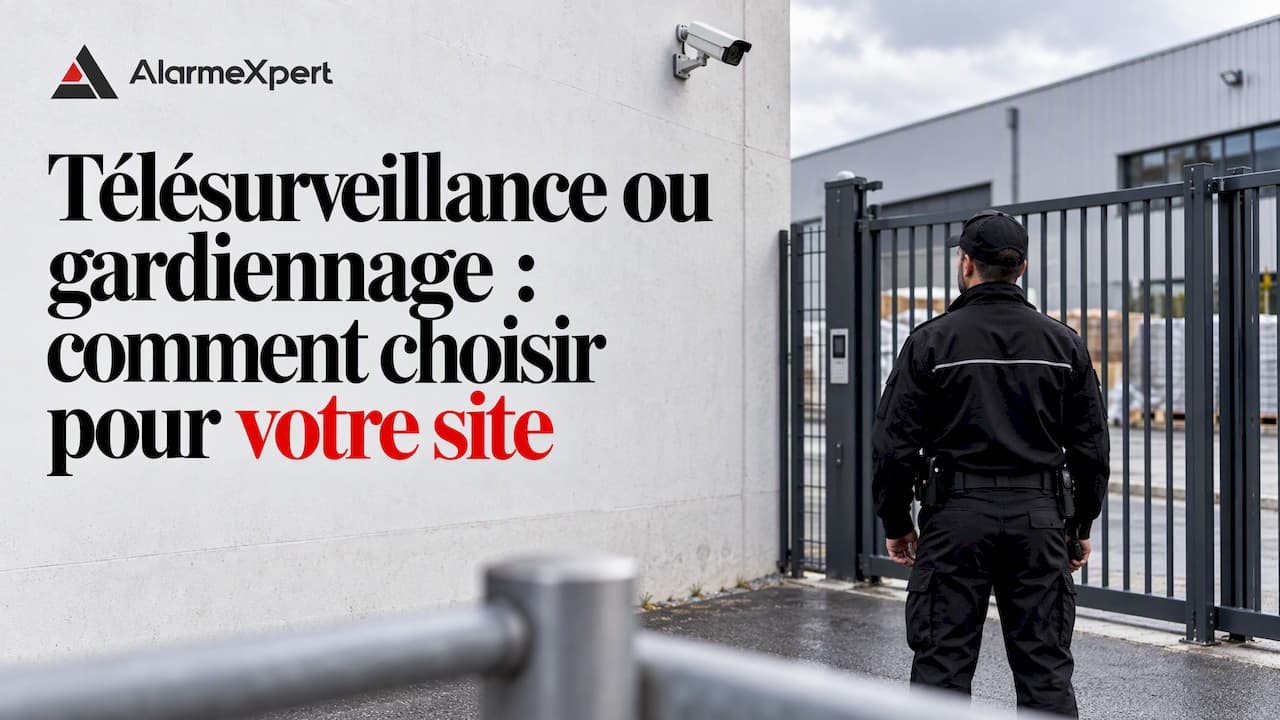 Télésurveillance ou gardiennage : comment choisir pour votre site